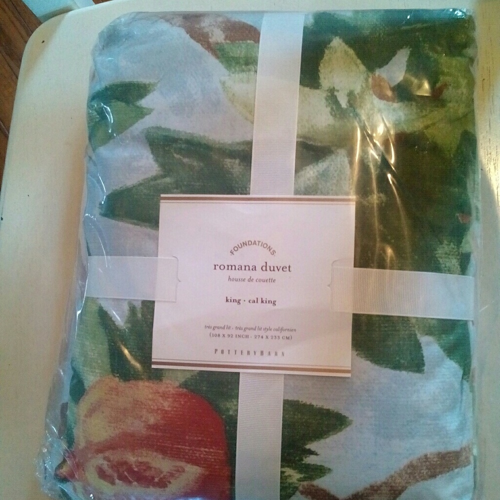 Pottery Barn King Duvet Cover Romana